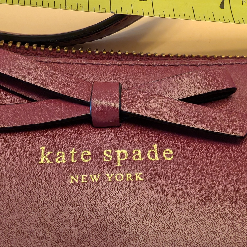 Kate Spade Red Shoulder Bag with Bow Detail - Picture 2 of 6